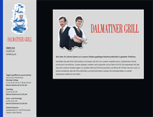 Tablet Screenshot of dalmatiner-grill.de